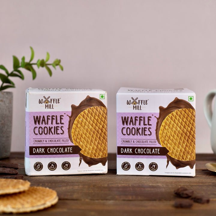 WAFFLE MILL COOKIES DARK CHOCOLATE - SuperMarcheStore