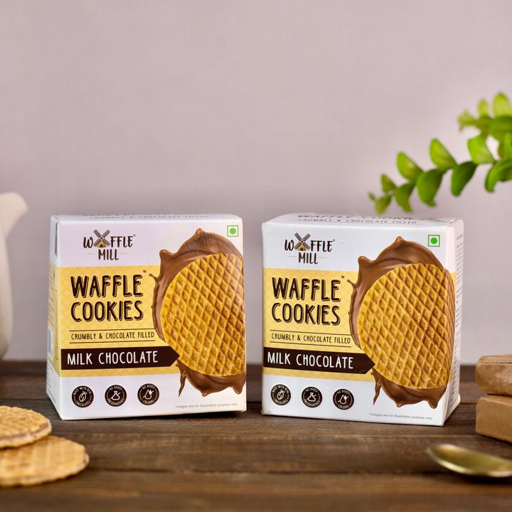 WAFFLE MILL COOKIES MILK CHOCOLATE - SuperMarcheStore