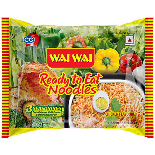 WAI WAI CHICKEN FLAVOURED NOODLES 55 GM - SuperMarcheStore