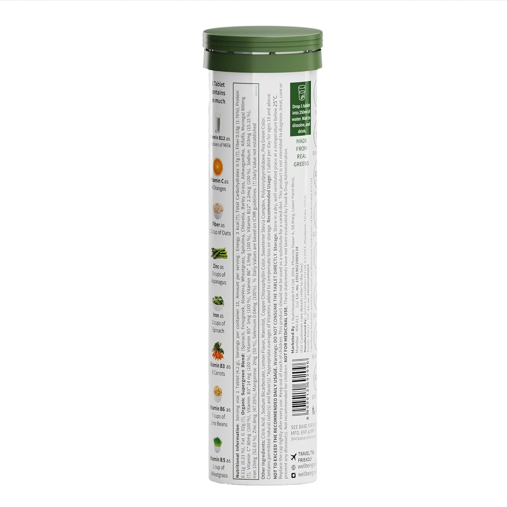 WBN DAILY GREENS TABLET - SuperMarcheStore
