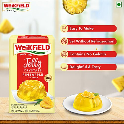 WEIKFIELD CRYSTALS MIX JELLY PINEAPPLE 90 GM - SuperMarcheStore