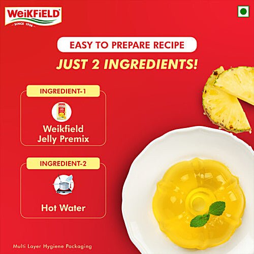 WEIKFIELD CRYSTALS MIX JELLY PINEAPPLE 90 GM - SuperMarcheStore
