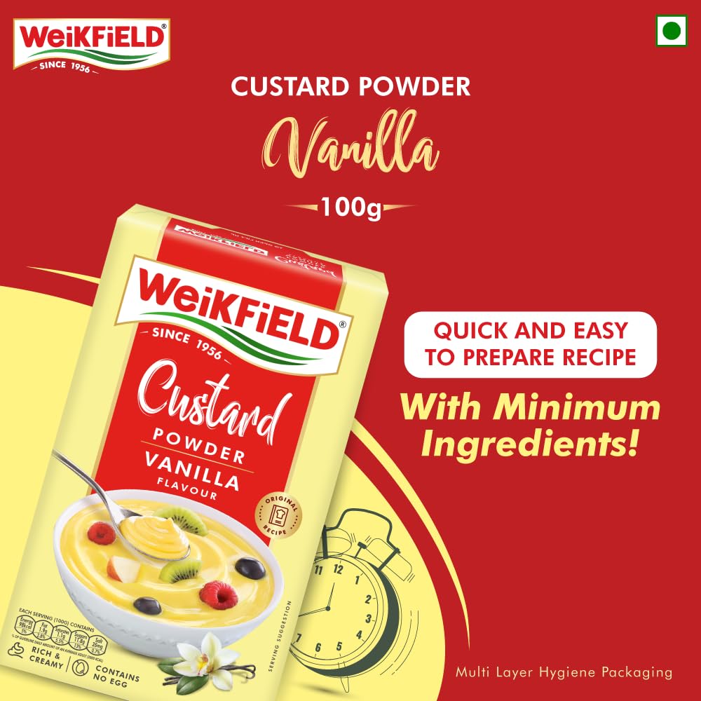 WEIKFIELD CUSTARD POWDER VANILLA 500 GM - SuperMarcheStore