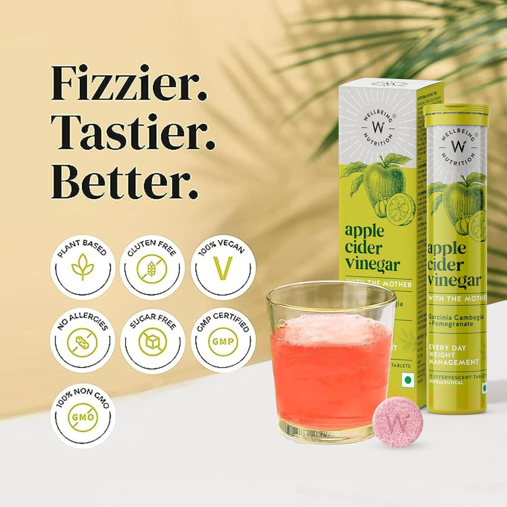 WELLBEING APPLE CIDER VINEGAR 68 GM - SuperMarcheStore