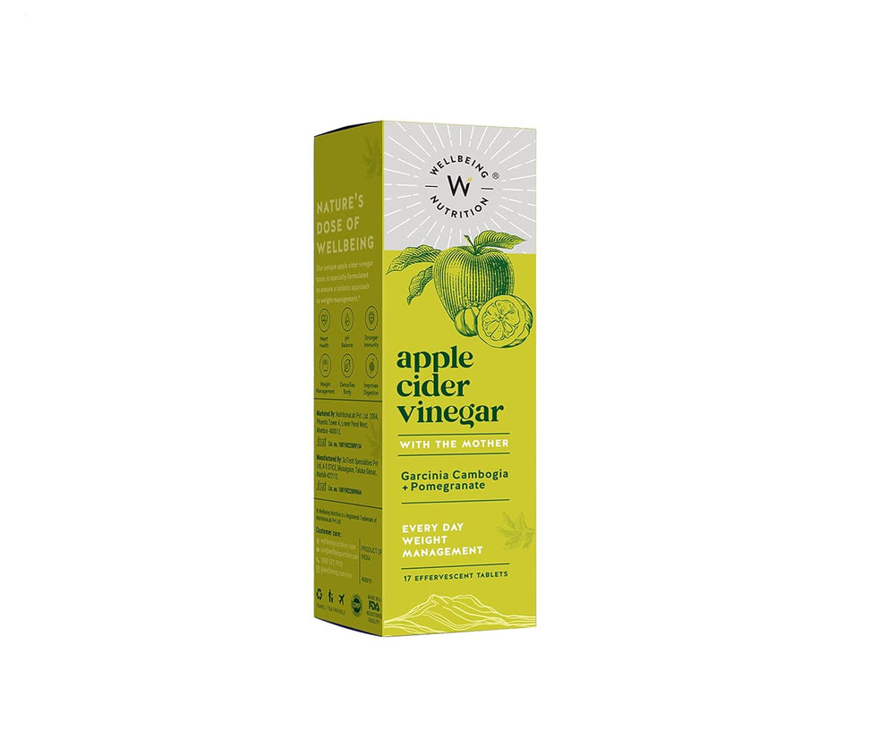 WELLBEING APPLE CIDER VINEGAR 68 GM - SuperMarcheStore