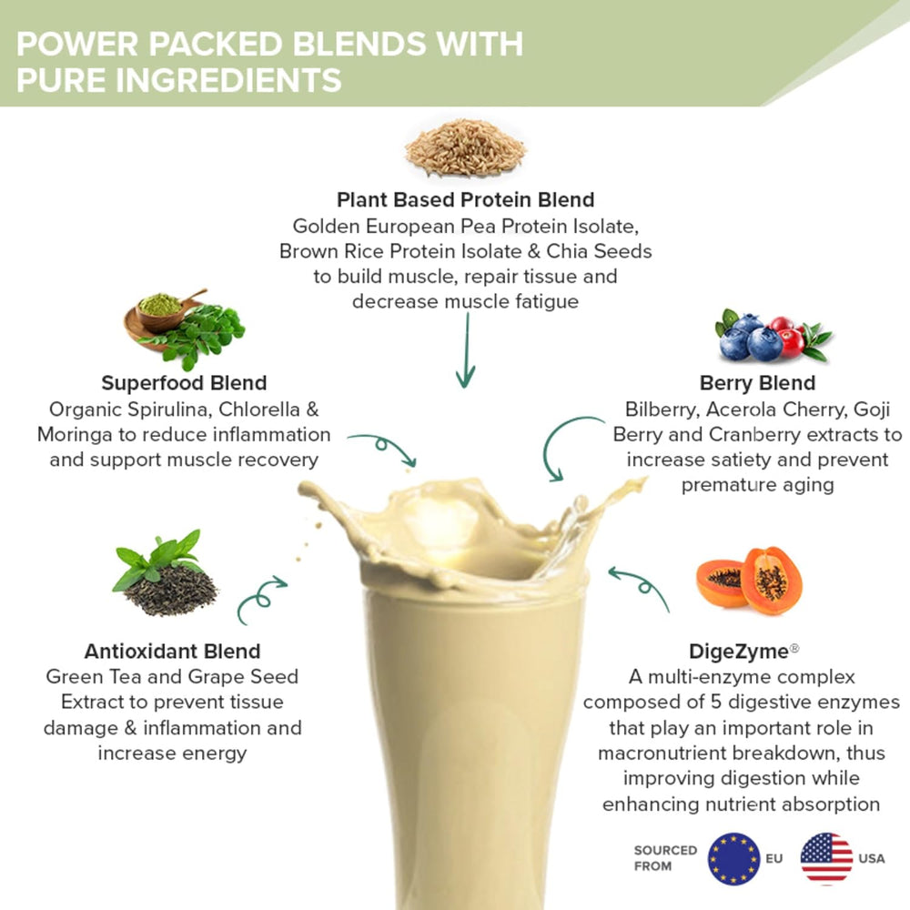 WELLBEING SUPERFOOD PLANT PROTIEN FRENCH VANILLA - SuperMarcheStore
