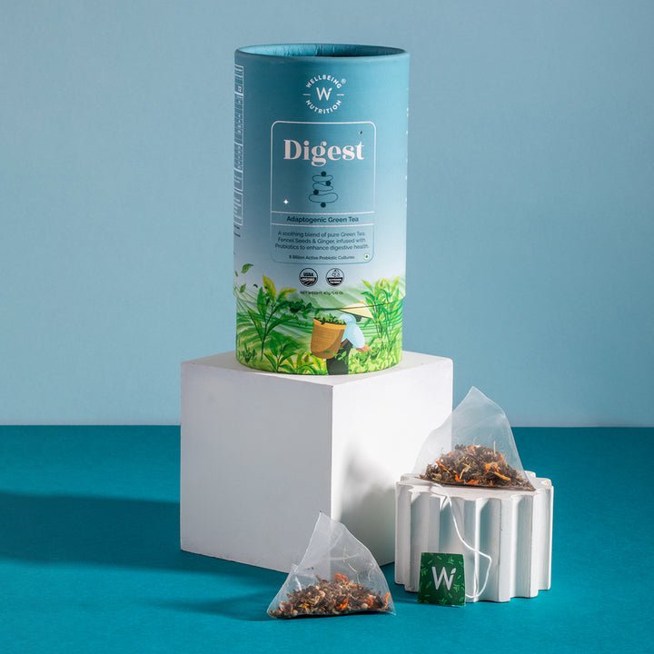WELLBIENG DIGEST ADAPTOGENIC GREEN TEA - SuperMarcheStore