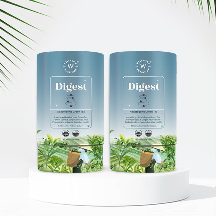 WELLBIENG DIGEST ADAPTOGENIC GREEN TEA - SuperMarcheStore