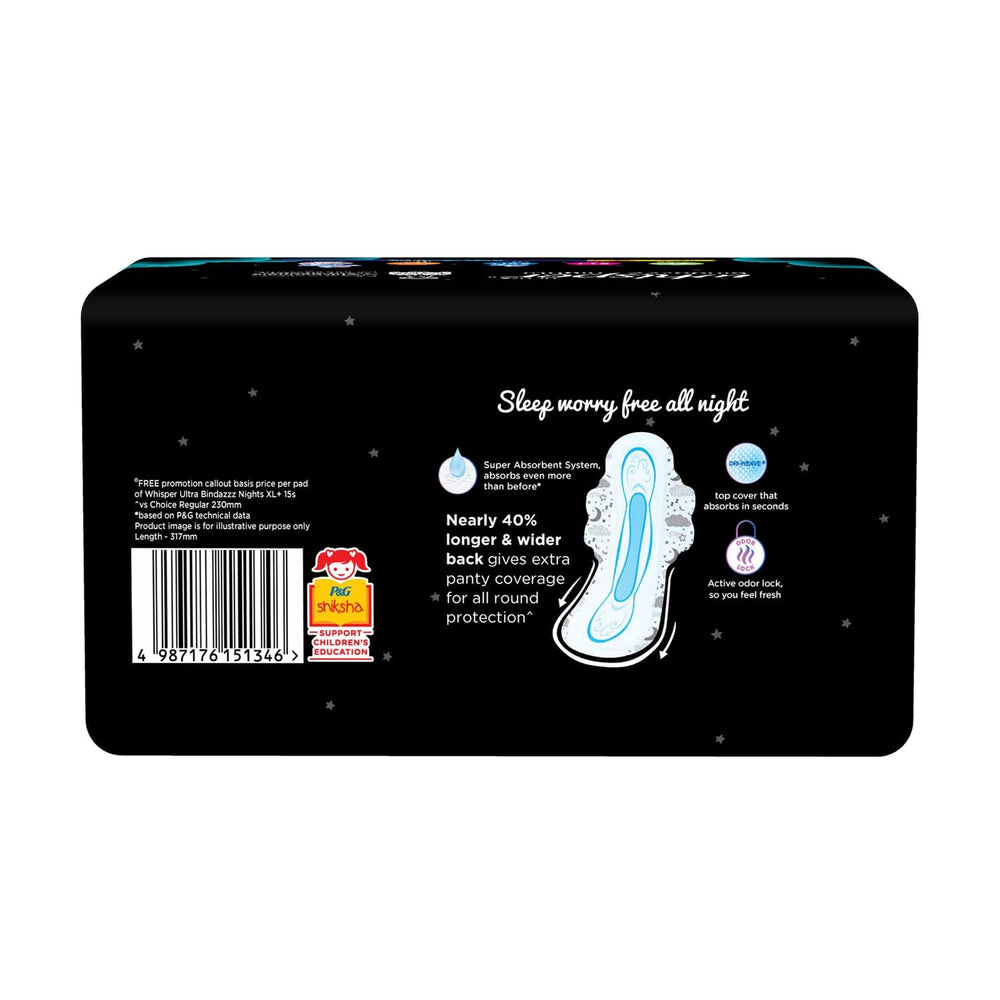 WHISPER BINDAZZ NIGHTS XL+ 30 N - SuperMarcheStore