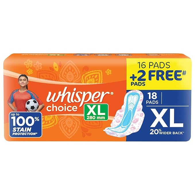 WHISPER CHOICE XL WIDER PACK 110 - SuperMarcheStore