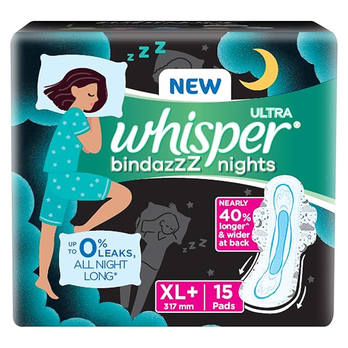 WHISPER ULTRA BINDAZZZ NIGHTS XL+ 15N - SuperMarcheStore
