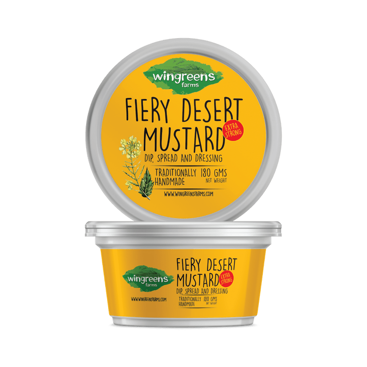 WINGREENS FIERY DESERT MUSTURD 180G - SuperMarcheStore