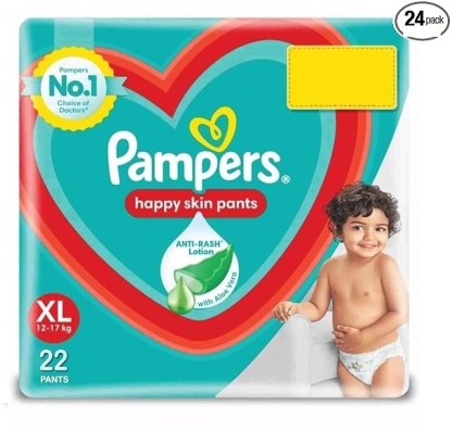 PAMPERS HAPPY SKIN PANTS XL 12-17 KG 22N