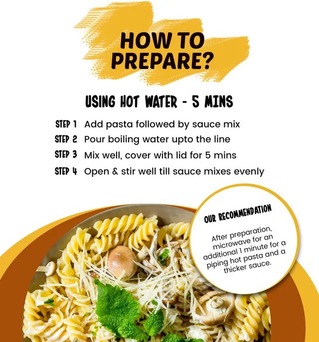 YU FOOD THREE CHEESE PASTA 200 GM - SuperMarcheStore