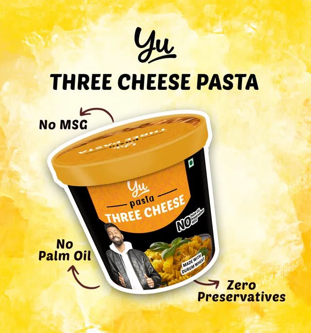 YU FOOD THREE CHEESE PASTA 200 GM - SuperMarcheStore