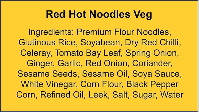 YU RED HOT NOODLES - SuperMarcheStore