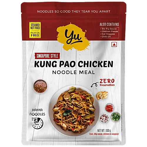 YU SINGAPORE STYLE KUNG PAO CHICKEN NOODLE 100 GM - SuperMarcheStore