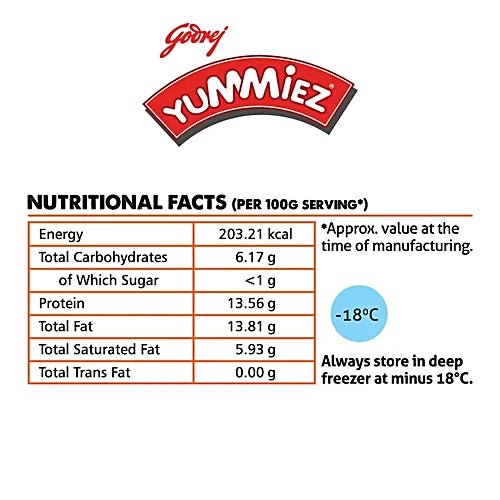 YUMMIEZ CHICKEN HARYALI KEBAB 440G - SuperMarcheStore