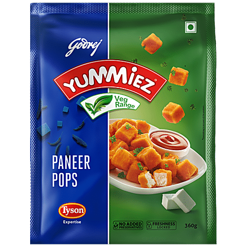 YUMMIEZ PANEER POPS 400 GM RETAIL - SuperMarcheStore