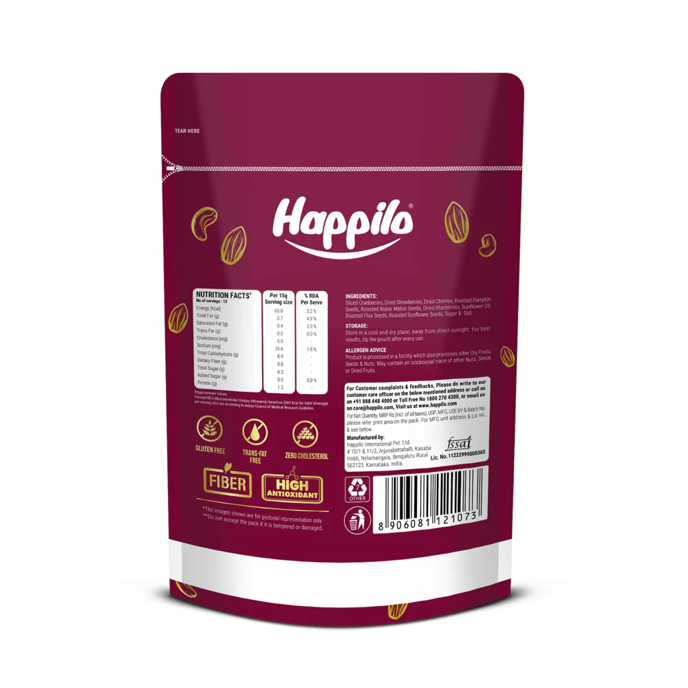 HAPPILO SEEDS & BERRIES 200G