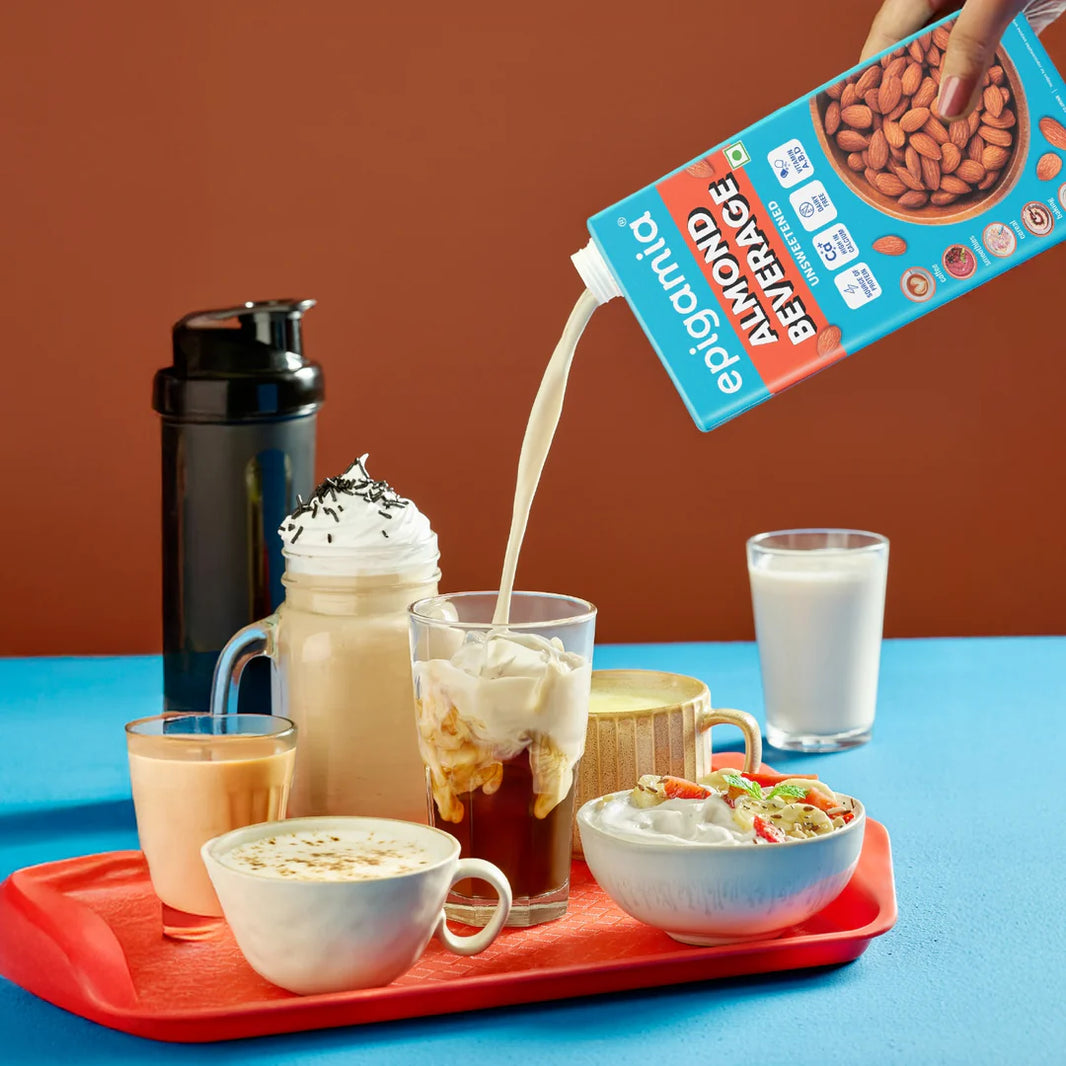 EPIGAMIA ALMOND BEVERAGE UNSWEETENED MILK