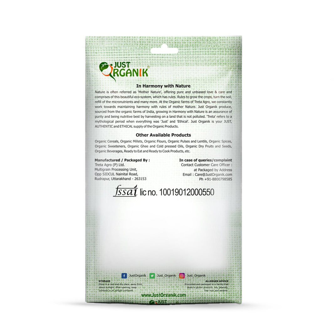 JUST ORGANIK MOONG SPLIT CHHILKA 500G