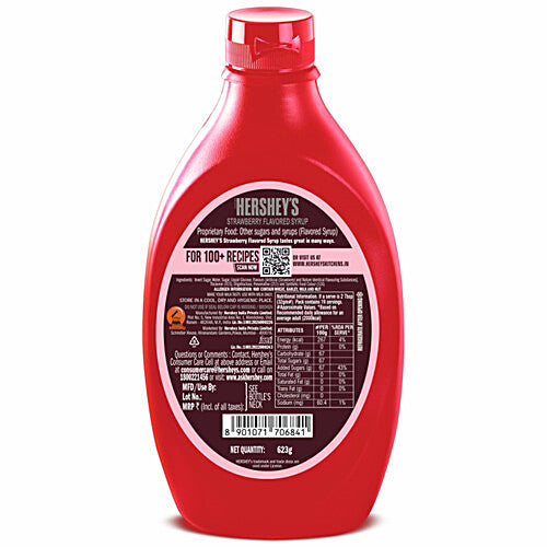 HERSHEYS SYRUP STRAWBERRY 623 GM