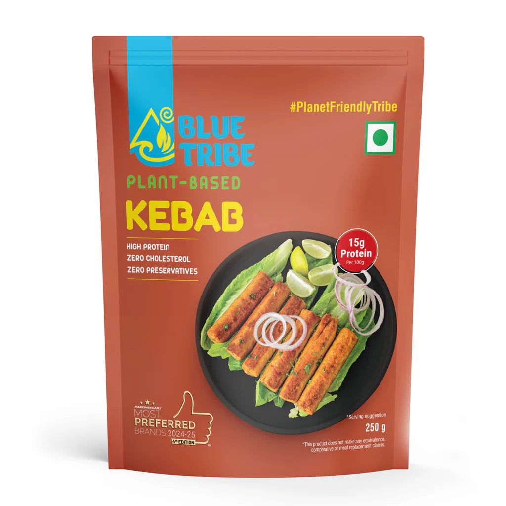 BLUE TRIBE PLANT BASED CHICKEN SEEKH KEBAB 250 GM