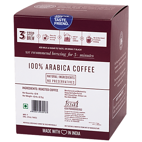 SLEEPY OWL HOT BREW COFFEE DARK ROAST