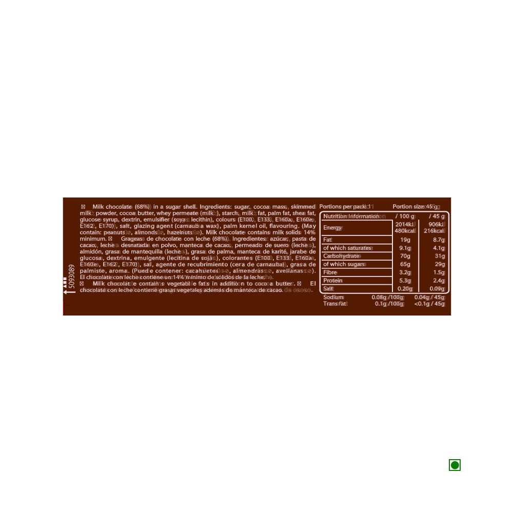 M&M CHOCO PACK 45G