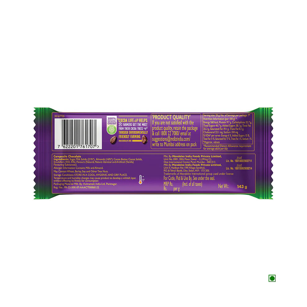 CADBURY DARIY MILK ROAST ALMOND