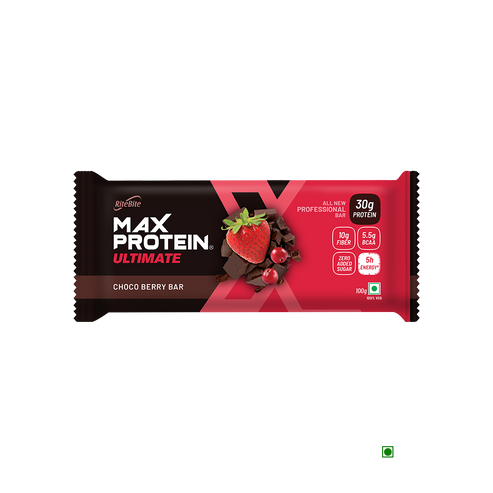 RITE BITE MAX PROTEIN CHOCO BERRY BAR 100G