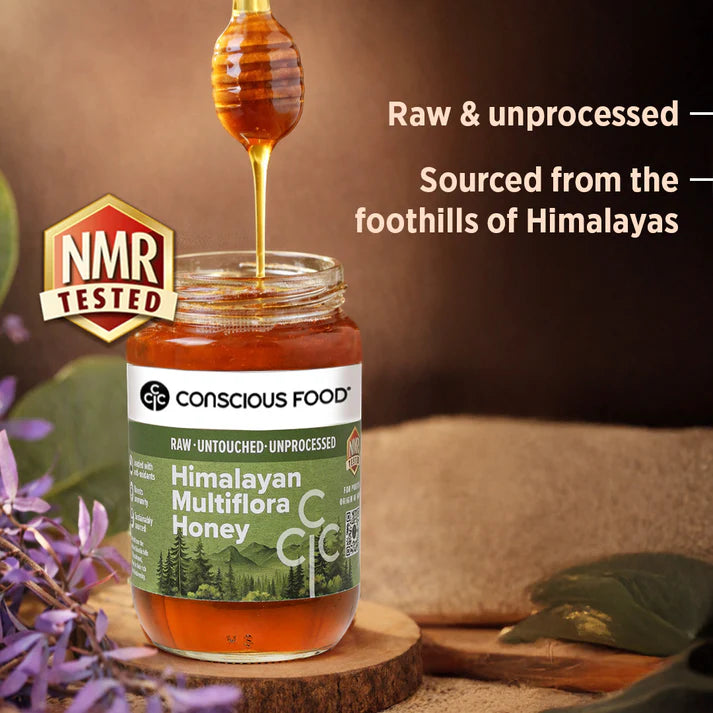 CONSCIOUS HIMALAYAN MULTIFLORA HONEY 200 GM