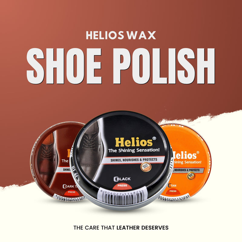 HELIOUS WAX SHOES POLISH TAN 40 GM