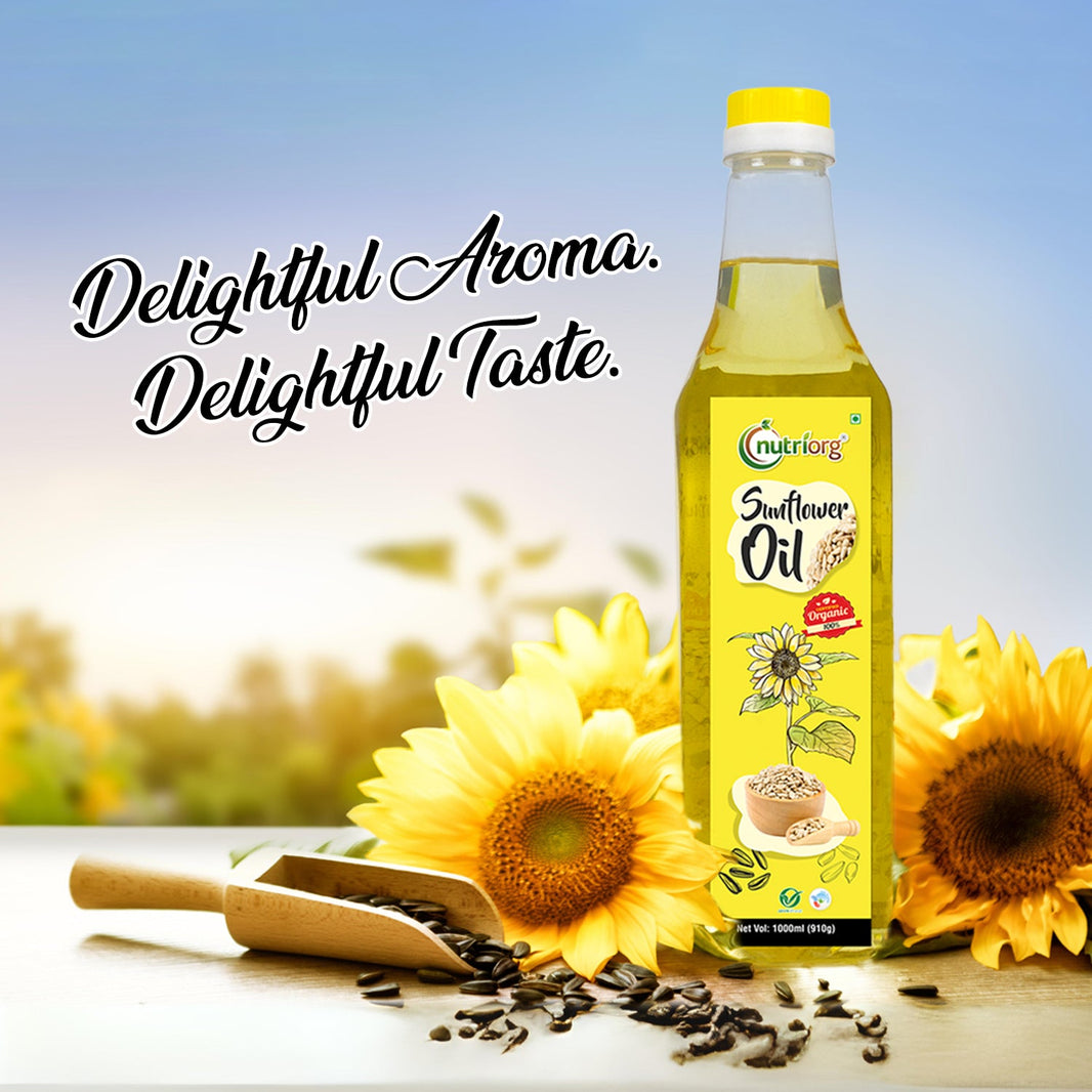 NUTRIORG SUNFLWER OIL 1000 ML