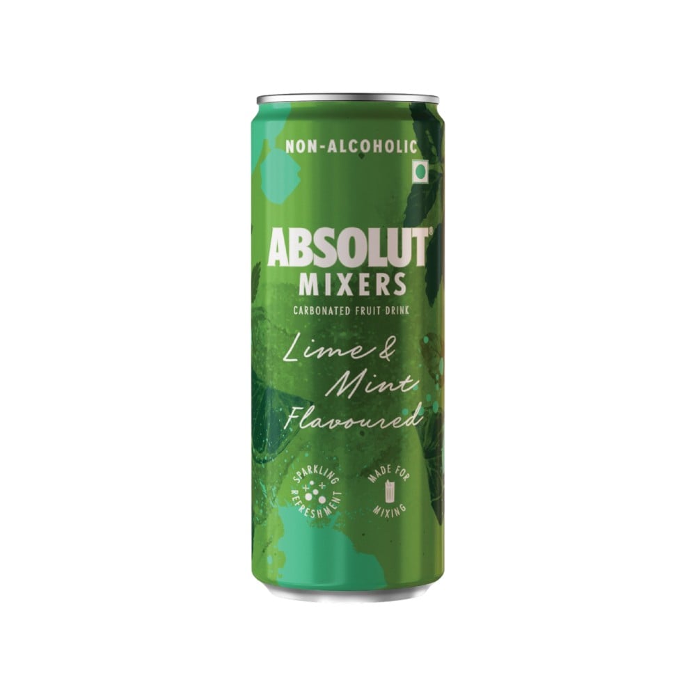 ABSOLUT MIXERS LIME & MINT FLAVOURED