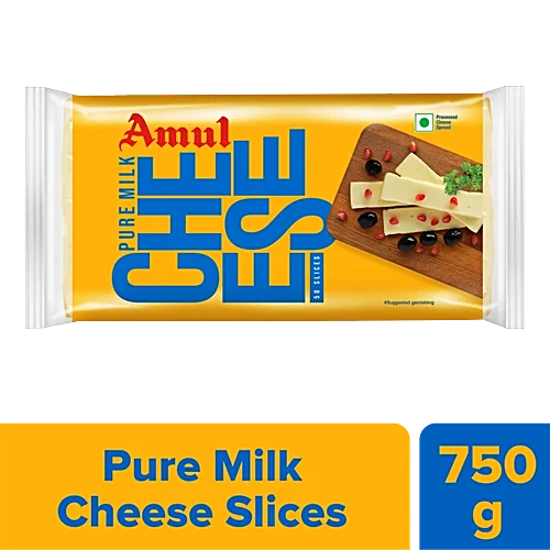 AMUL CHEESE SLICE, 750GM