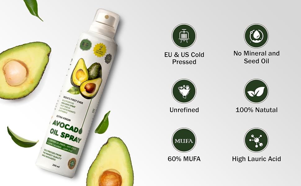 B & G EXTRA VIRGIN AVOCADO OIL SPRAY 200ML