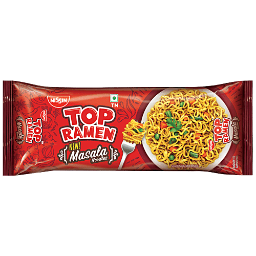 NISSIN TOP RAMEN MASALA NOODLES 240 GM