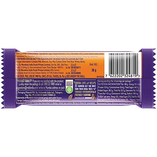 CADBURY DAIRY MILK ROAST ALMOND 36G