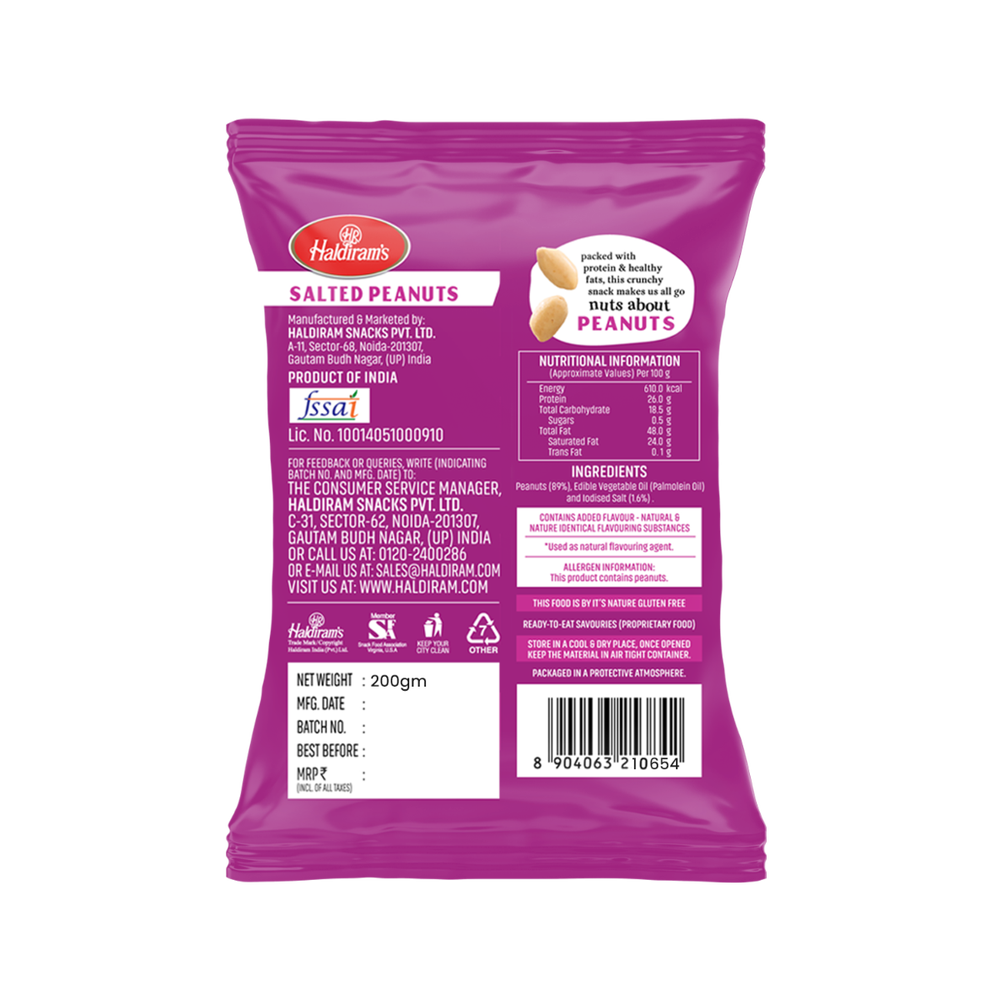 HALDIRAM SALTED PEANUT 200G