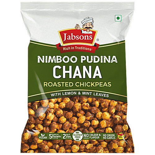JABSONS ROASTED CHANA NIMBOO PUDINA 150 GM