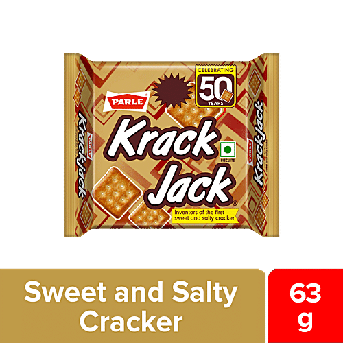 PARLE KRACK JACK BISCUIT 63 GM