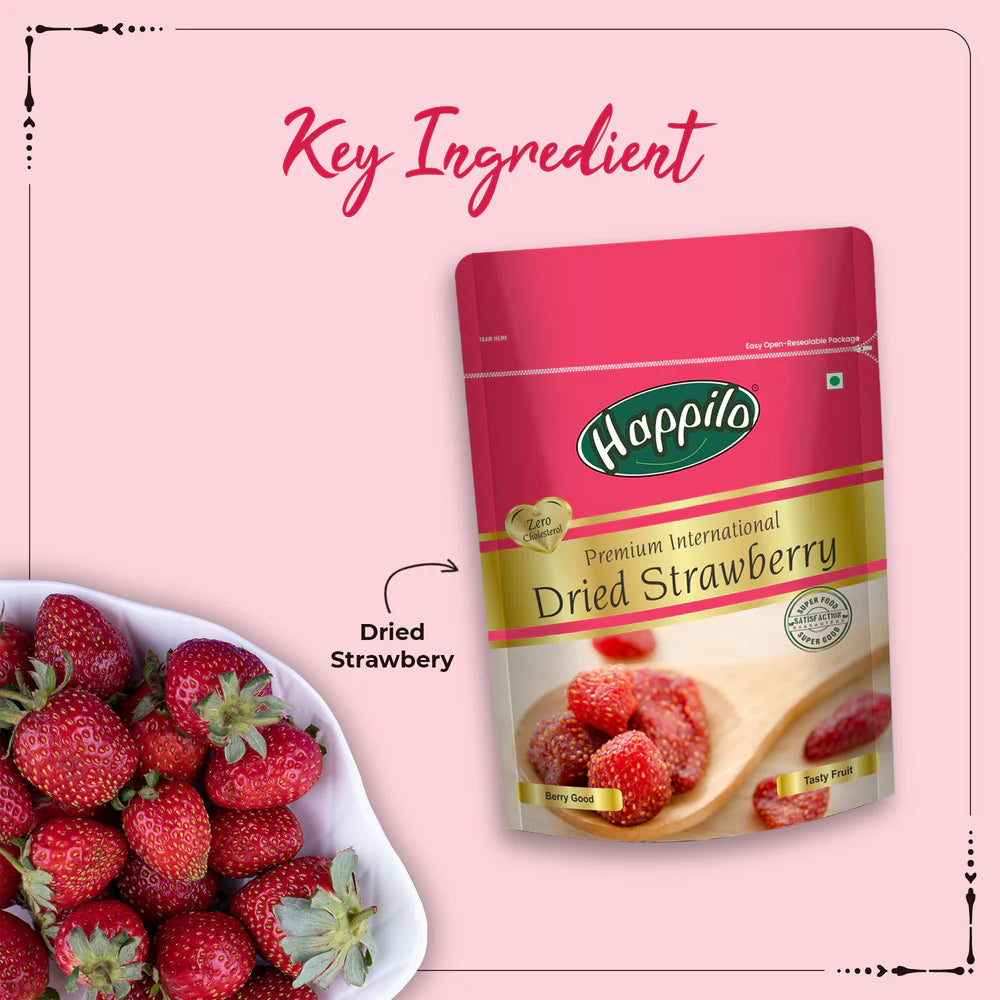HAPPILO DRIED STRAWBERRY 200G
