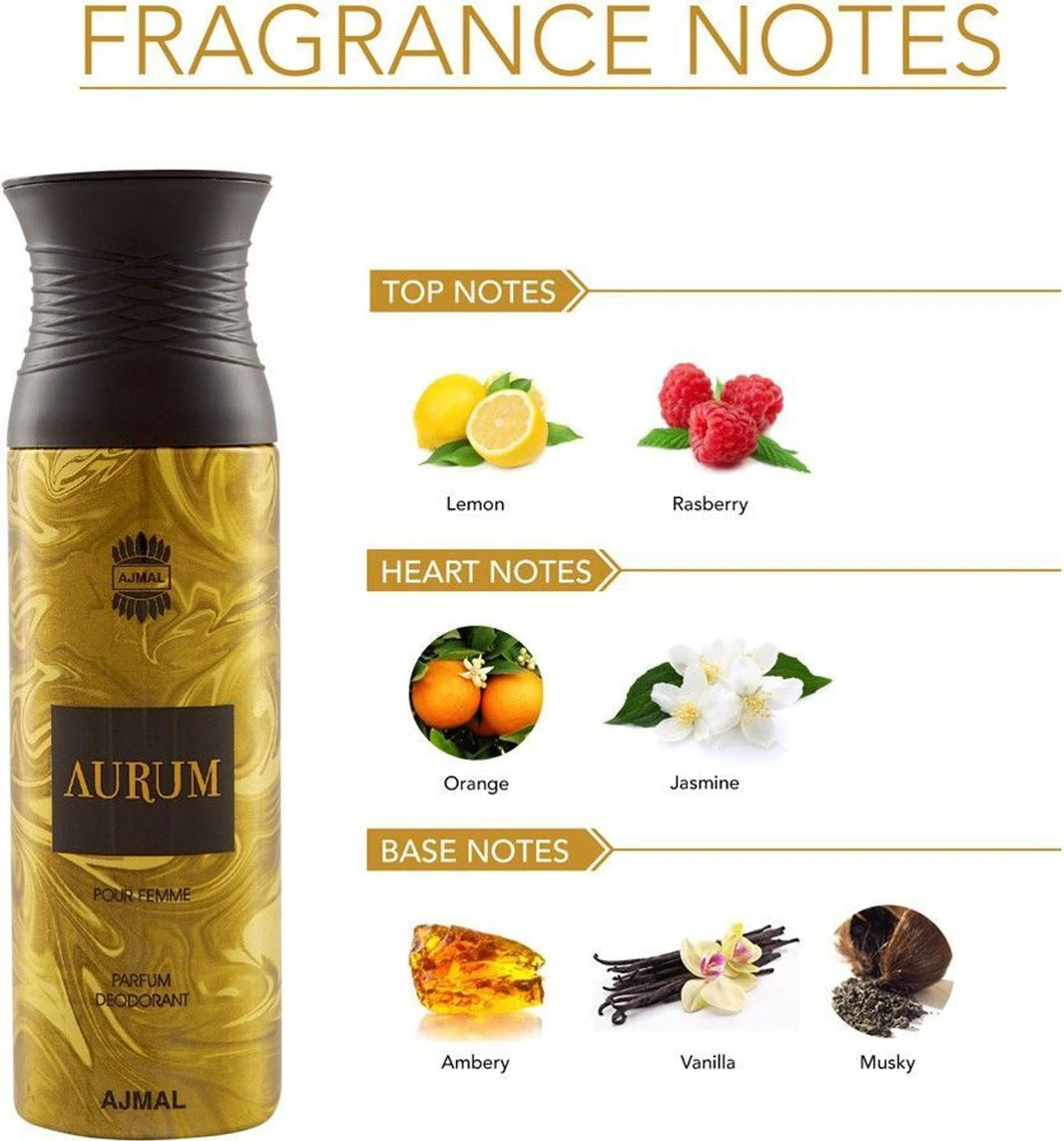 AJMAL AURUM PARFUME DEO 200ML