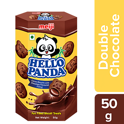 HELLO PANDA DOUBLE CHOCO BISCUITS 50GM