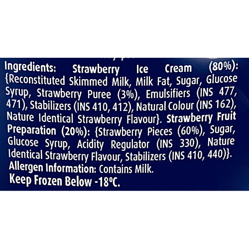 LONDON DAIRY ICE CRM SIMPLY STRAWBERRY 500ML