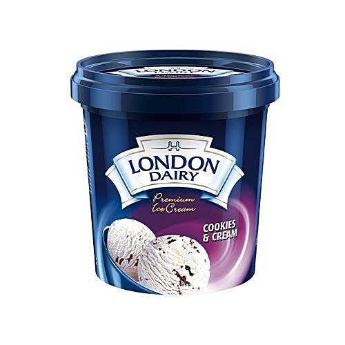 LONDON DAIRY ICE CRM COOKIES & CREAM125ML