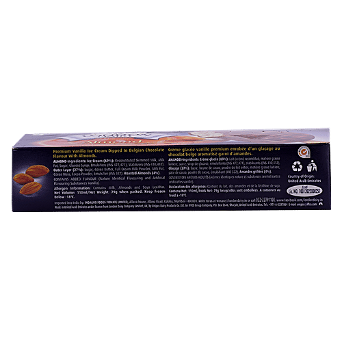 LONDON DAIRY ICE CRM CHOCO ALMOND 110ML