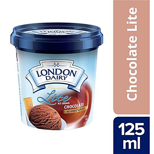 LONDON DAIRY ICE CRM LITE CHOCO125ML